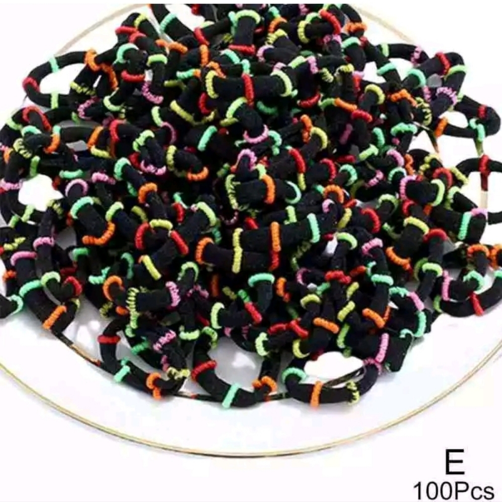 100pcs hair ties